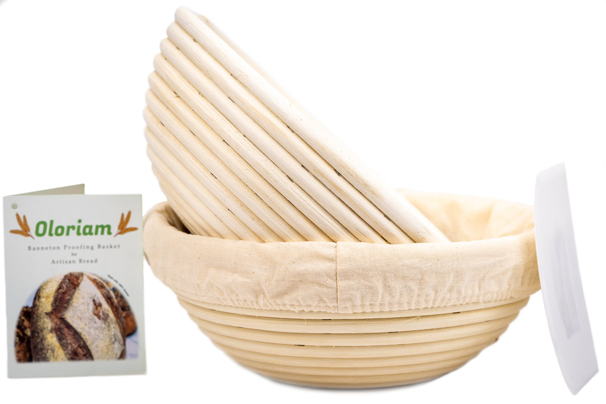 Bread Proofing Baskets, Oval Shaped Dough Proofing Bowls with Liners  Perfect for Professional & Home Sourdough Bread Baking