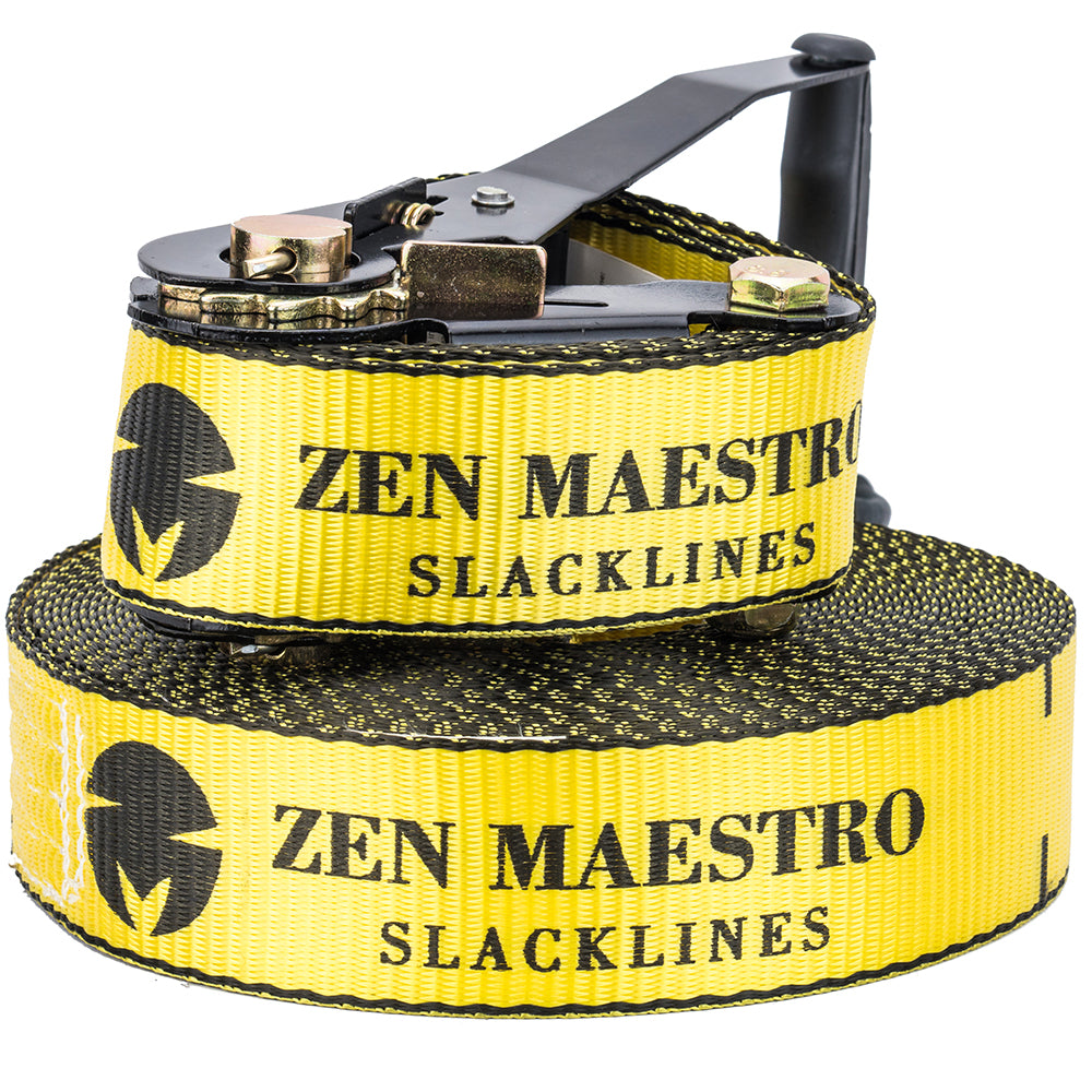 Zen Maestro Slackline kit 65ft Complete with Tree & Ratchet Protectors